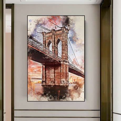 Brooklyn Bridge Poster ‚Äì Stunning Artwork for Your Walls-ChandeliersDecor