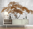 Brown Spread 3D Tree Wallpaper Murals: Enhance Your Space-ChandeliersDecor.com