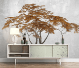Brown Spread 3D Tree Wallpaper Murals: Enhance Your Space-ChandeliersDecor.com