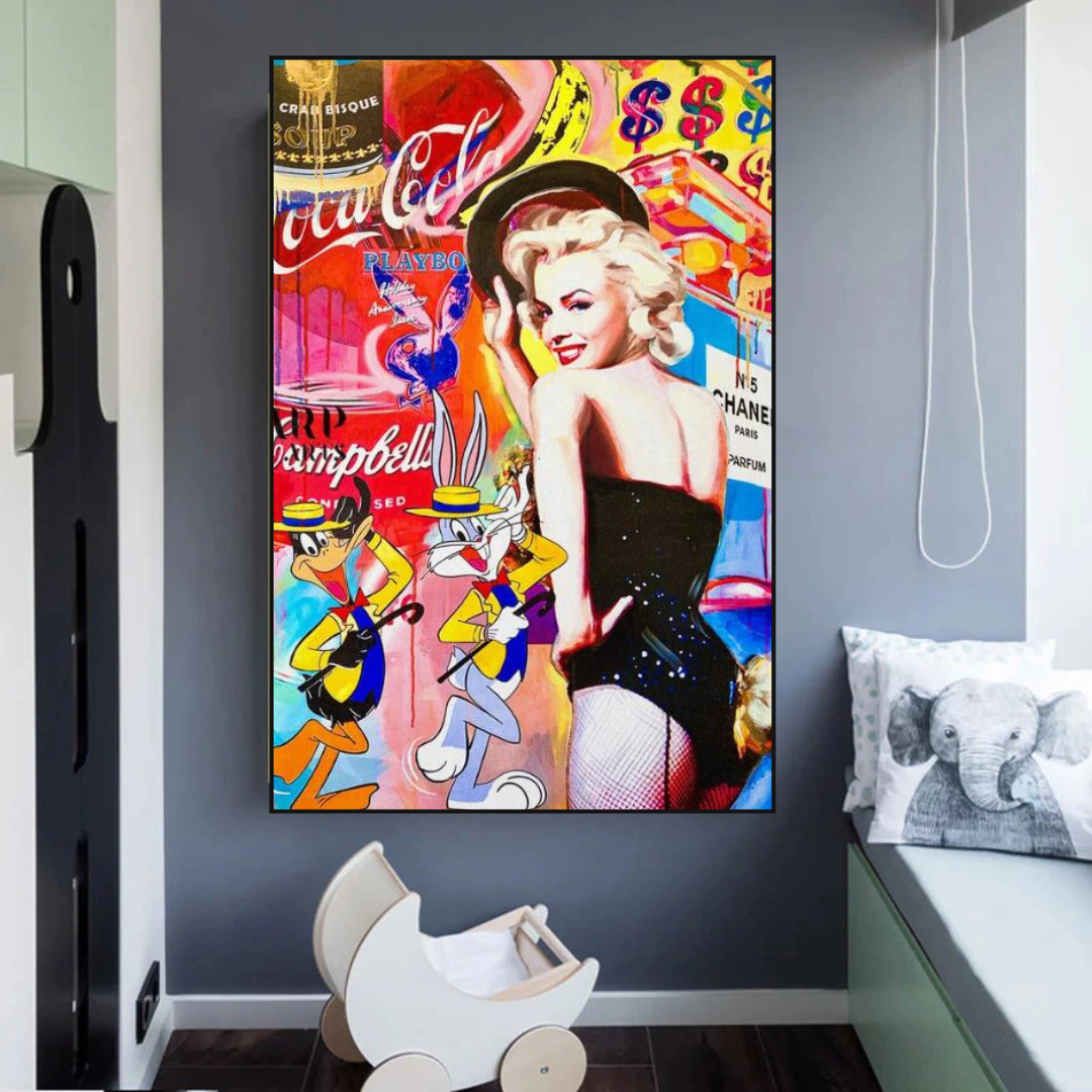 Bugs and Duffy - Marilyn Poster: Exquisite and Iconic-ChandeliersDecor