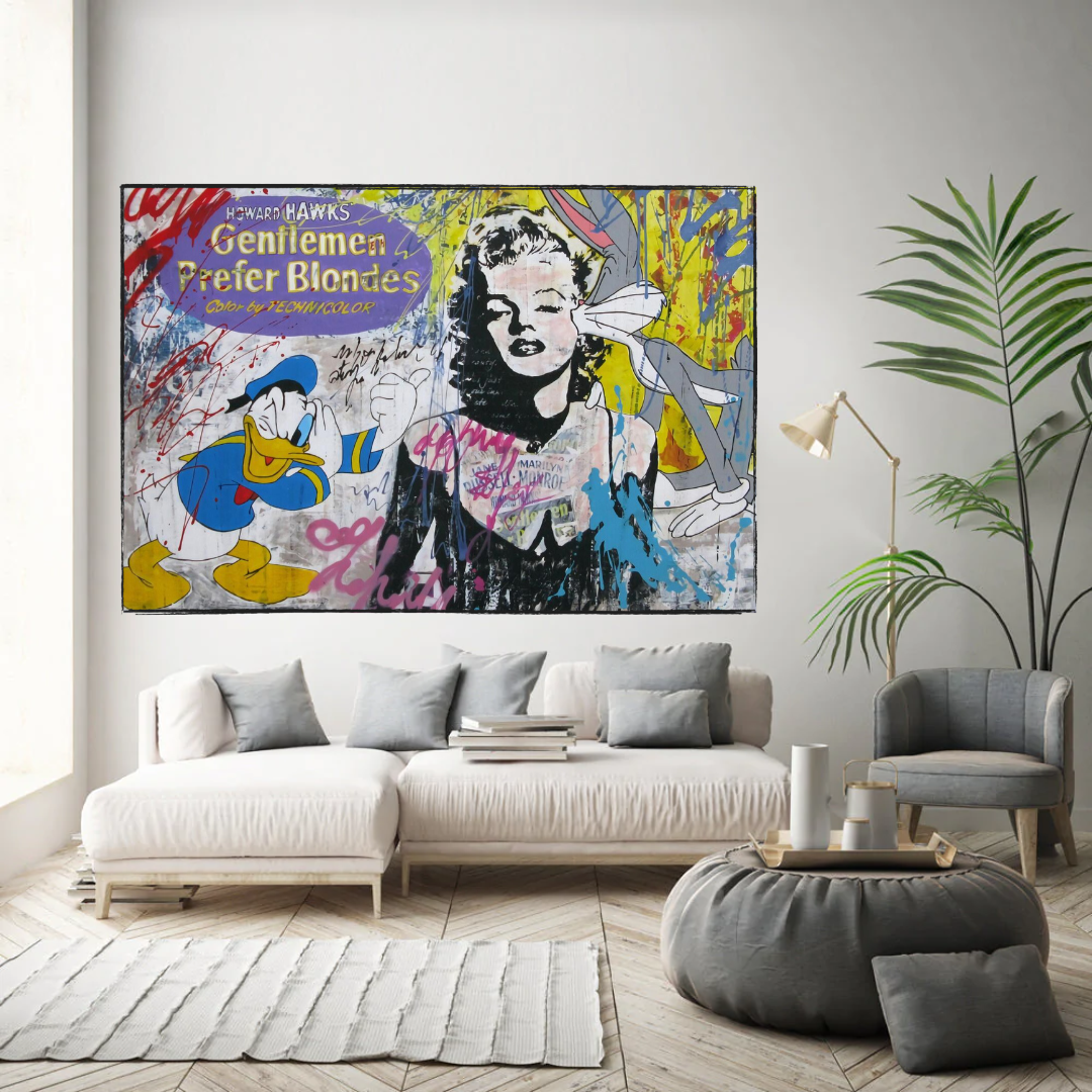 Bugs Bunny: Marilyn Monroe Poster – Official Merchandise-ChandeliersDecor