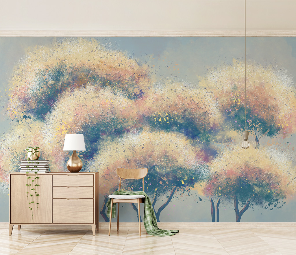 Bunch of Tree Wallpaper Murals: Transform Your Space-ChandeliersDecor
