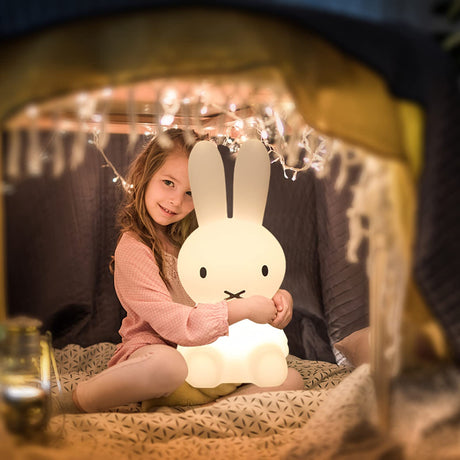 Bunny Rabbit Lamp Cute LED Table Lamp for Kids Room-ChandeliersDecor