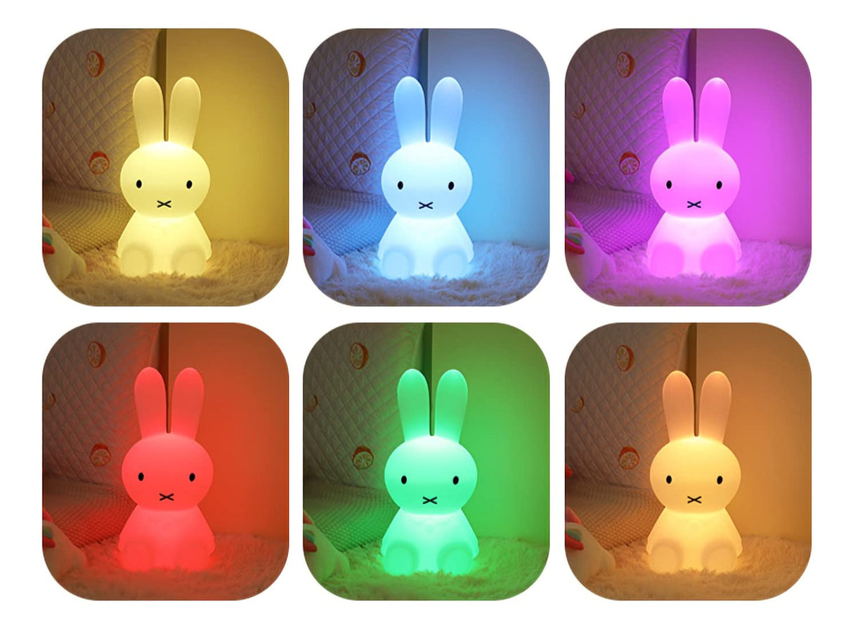 Bunny Rabbit Lamp Cute LED Table Lamp for Kids Room-ChandeliersDecor