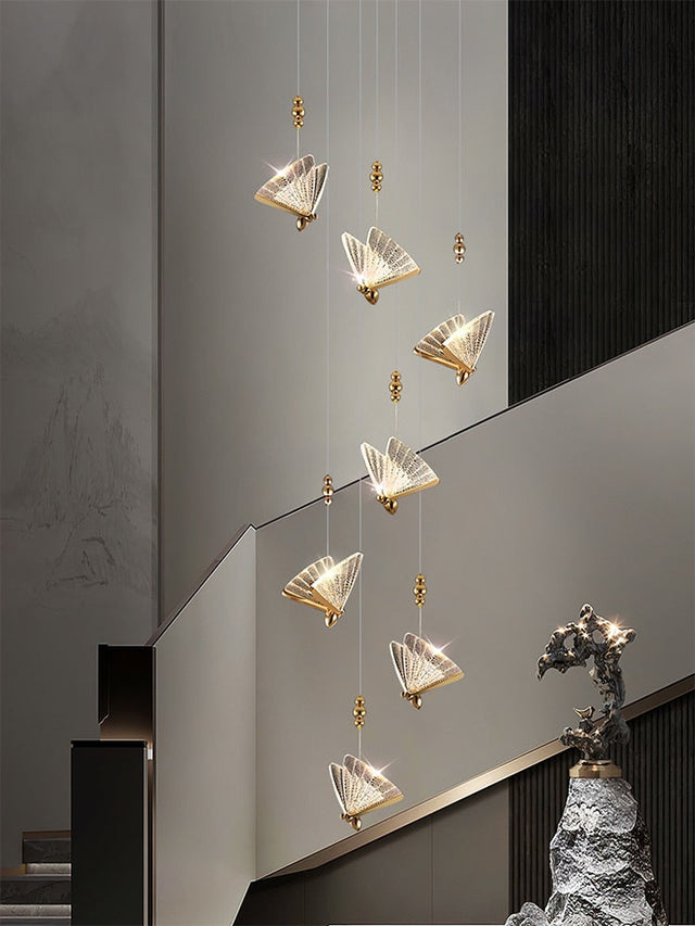 Butterfly Acrylic Chandelier Exquisite Lighting Décor