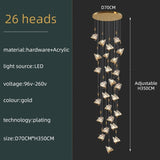 Butterfly Acrylic Chandelier - Exquisite Lighting Décor-ChandeliersDecor