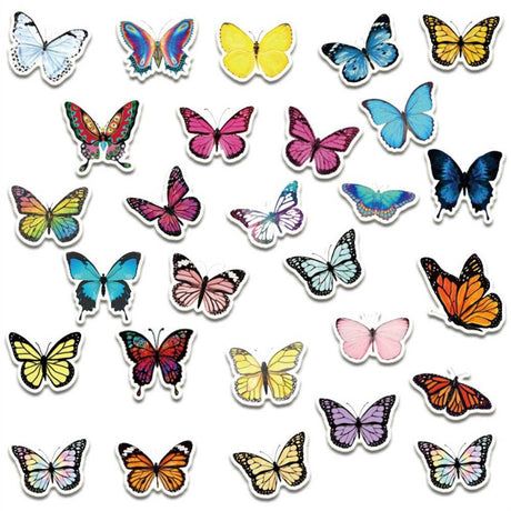 Butterfly Stickers Pack: Colorful and Versatile-ChandeliersDecor