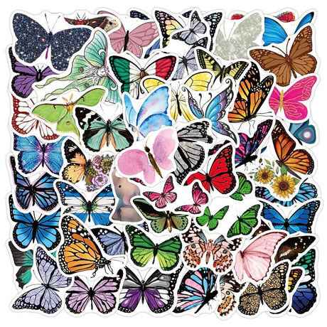 Butterfly Stickers Pack: Colorful and Versatile-ChandeliersDecor