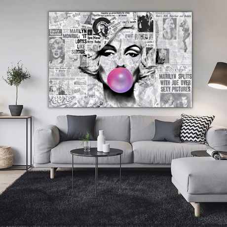 Buy Marilyn Bubble Poster - Only at Newspaper-ChandeliersDecor