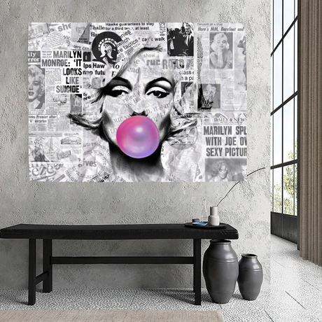 Buy Marilyn Bubble Poster - Only at Newspaper-ChandeliersDecor