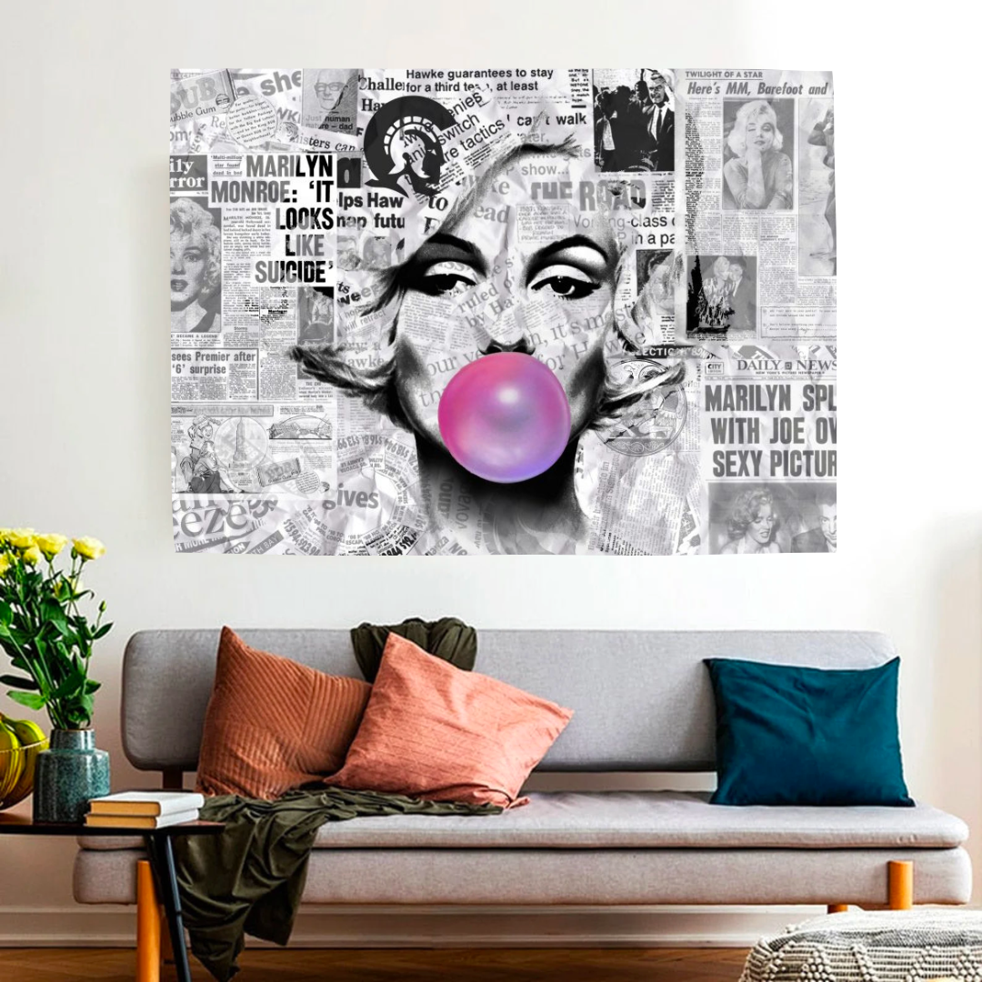 Buy Marilyn Bubble Poster - Only at Newspaper-ChandeliersDecor