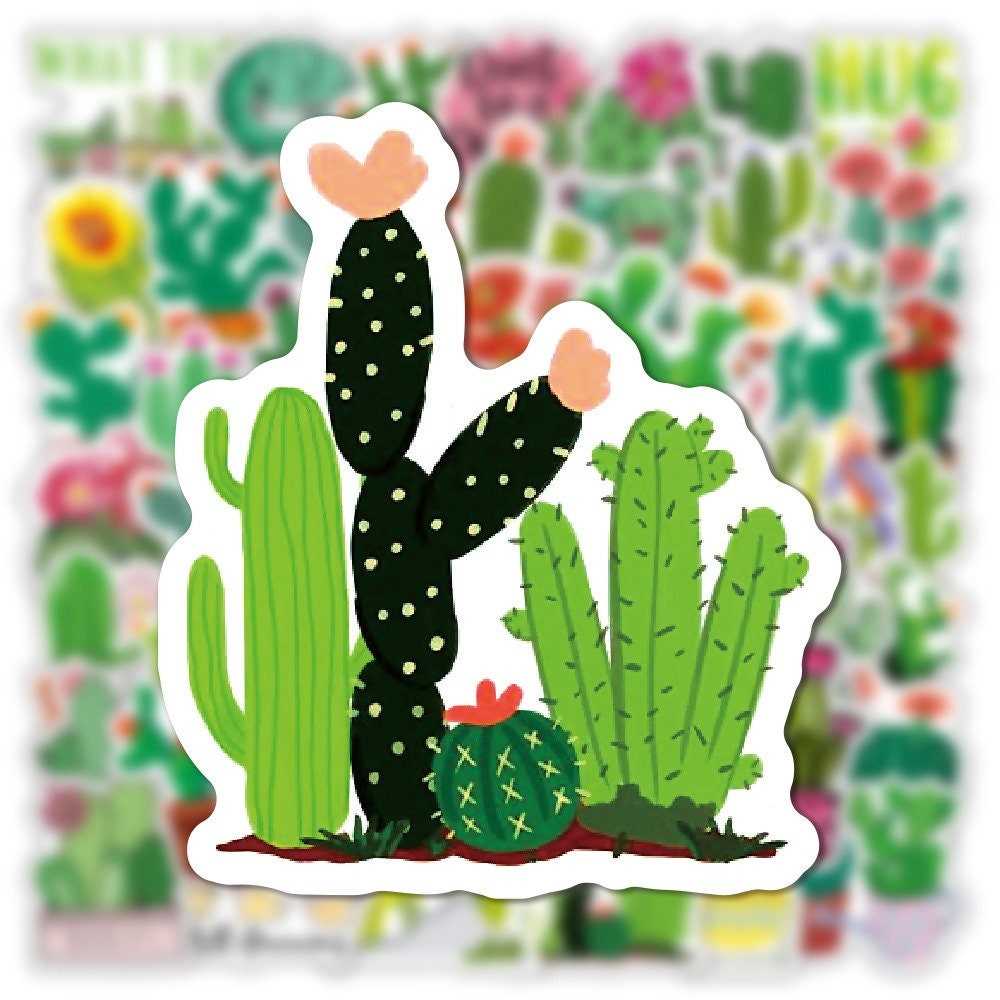 Cactus Stickers: Decorative Decals for Every Surface-ChandeliersDecor