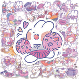 Cartoon Cute Little Rabbit Stickers Pack-ChandeliersDecor