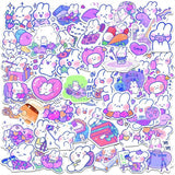 Cartoon Cute Little Rabbit Stickers Pack-ChandeliersDecor