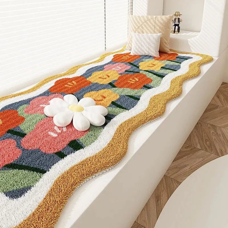 Cashmere Bloom : un tapis à fleurs élégant pour un confort intemporel