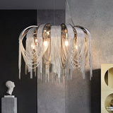 Chain Chandelier: Elegant Lighting Fixture for Modern Spaces-ChandeliersDecor