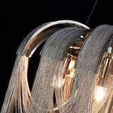 Chain Chandelier: Elegant Lighting Fixture for Modern Spaces-ChandeliersDecor