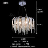 Chain Chandelier: Elegant Lighting Fixture for Modern Spaces-ChandeliersDecor