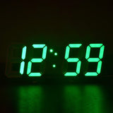 ChandeliersDecor.com-Wall Clocks-3D LED Digital Wall Clock: Innovative and Stylish Design