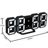 ChandeliersDecor.com-Wall Clocks-3D LED Digital Wall Clock: Innovative and Stylish Design