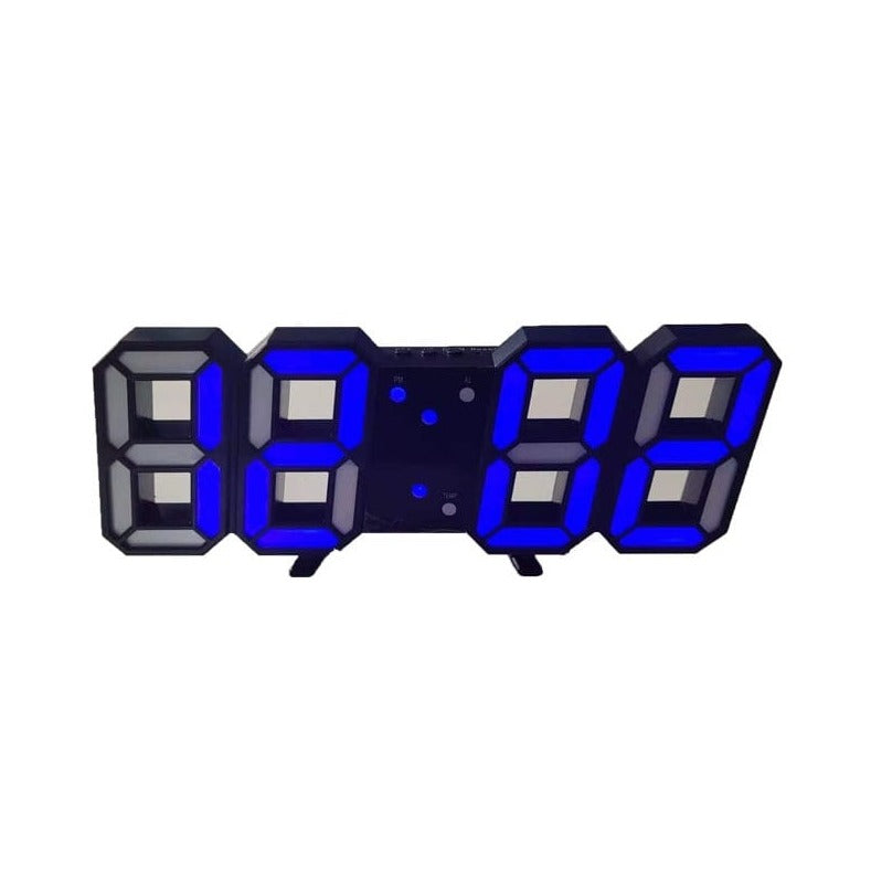 ChandeliersDecor.com-Wall Clocks-3D LED Digital Wall Clock: Innovative and Stylish Design