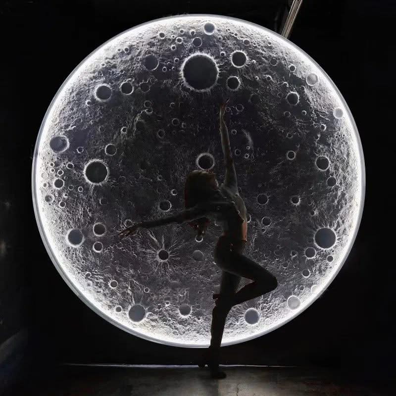 3D Moon LED Wall Lamp - Wall Decor-ChandeliersDecor.com