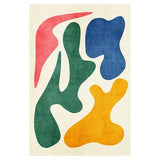 ChandeliersDecor.com-Rugs & Carpets-Abstract Art Lamb Wool Carpet: Elevate Your Space