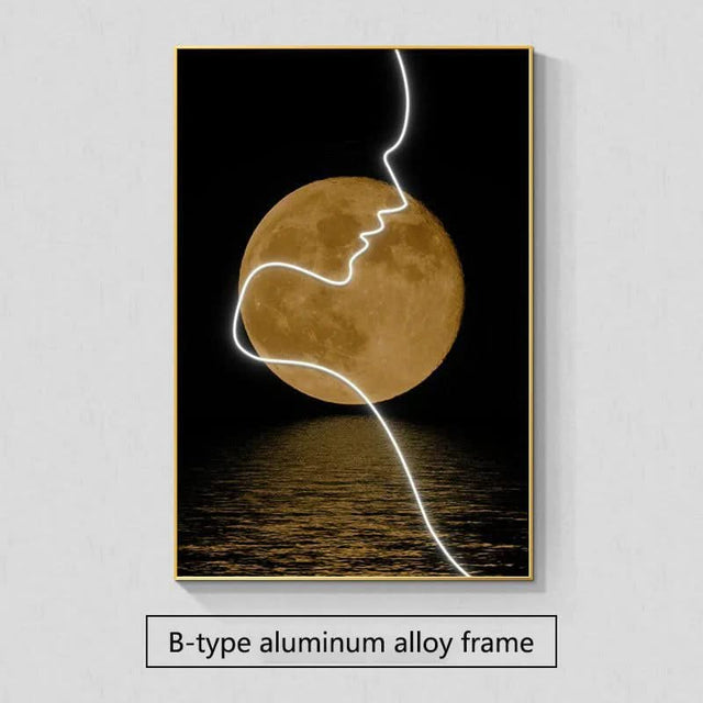 Abstract Figure LED Porch Wall Art-ChandeliersDecor.com