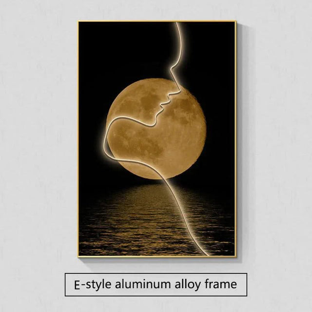 Abstract Figure LED Porch Wall Art-ChandeliersDecor.com