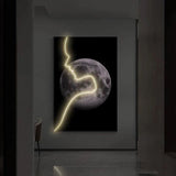 ChandeliersDecor.com-LED Wall Art-Abstract Figure LED Porch Wall Art