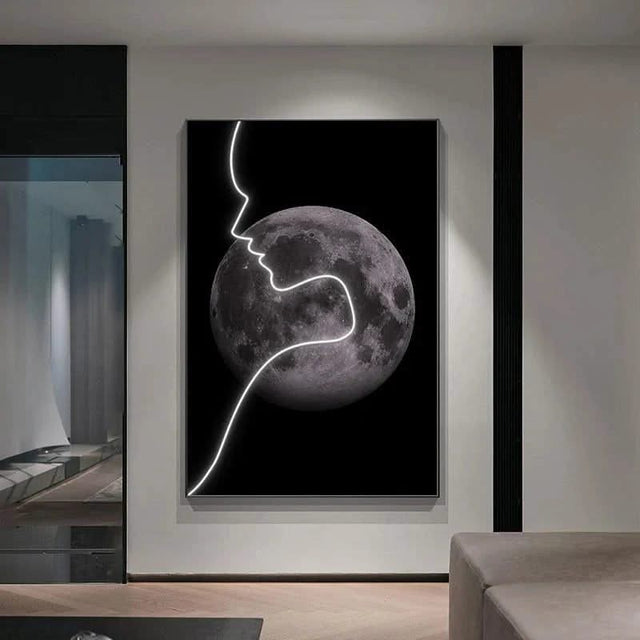 Abstract Figure LED Porch Wall Art-ChandeliersDecor.com