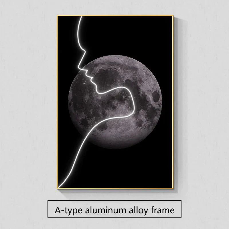 ChandeliersDecor.com-LED Wall Art-Abstract Figure LED Porch Wall Art