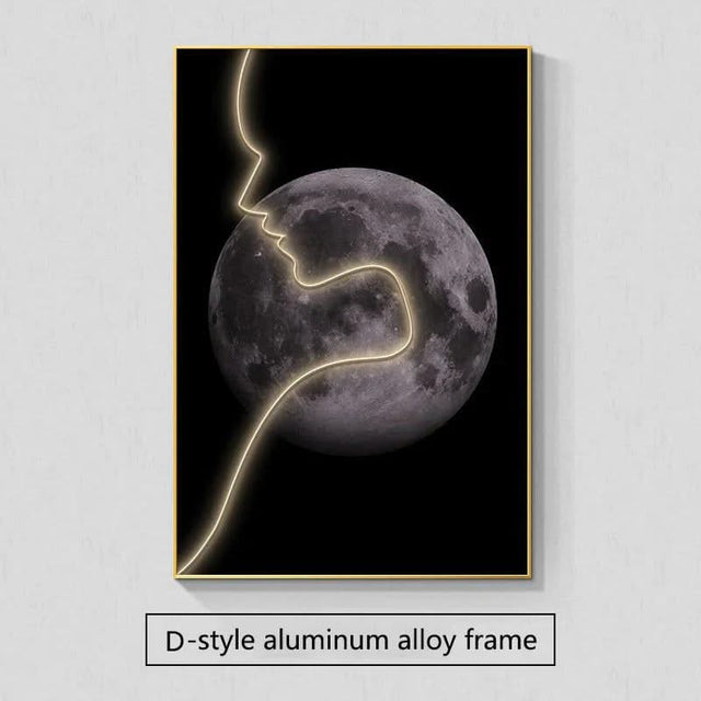 Abstract Figure LED Porch Wall Art-ChandeliersDecor.com