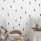 ChandeliersDecor.com-Kids Nursery Bohemian Wall Decals-Abstract Line Wall Stickers: Enhance Your Space