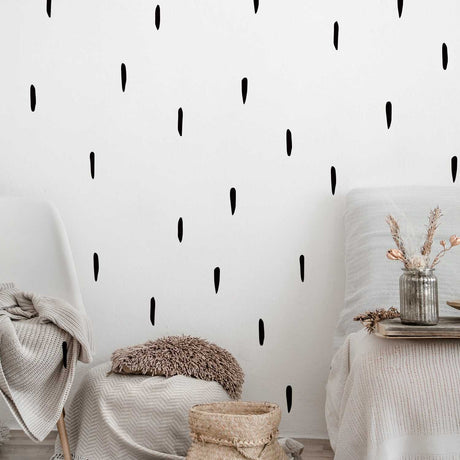 ChandeliersDecor.com-Kids Nursery Bohemian Wall Decals-Abstract Line Wall Stickers: Enhance Your Space