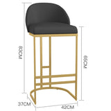 ChandeliersDecor.com-Bar Stools-Accent Bar Stools Minimalist Kitchen Counter Stool
