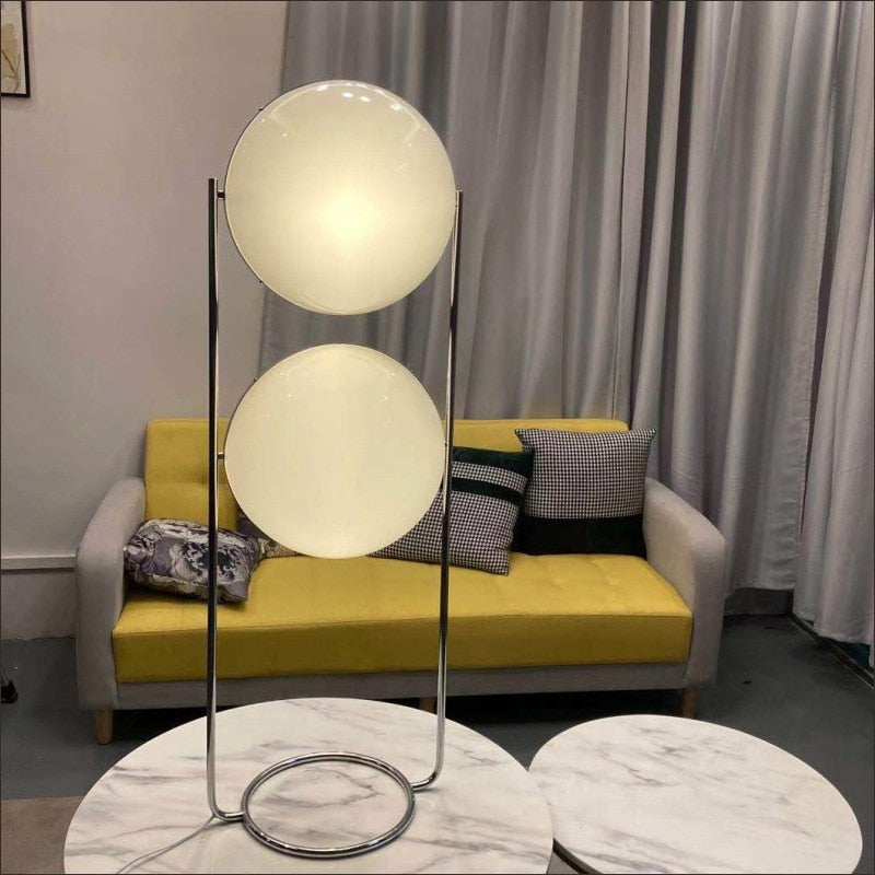ChandeliersDecor.com-Floor Lamp-Acrylic Ball Floor Lamp - Illuminating Home Décor