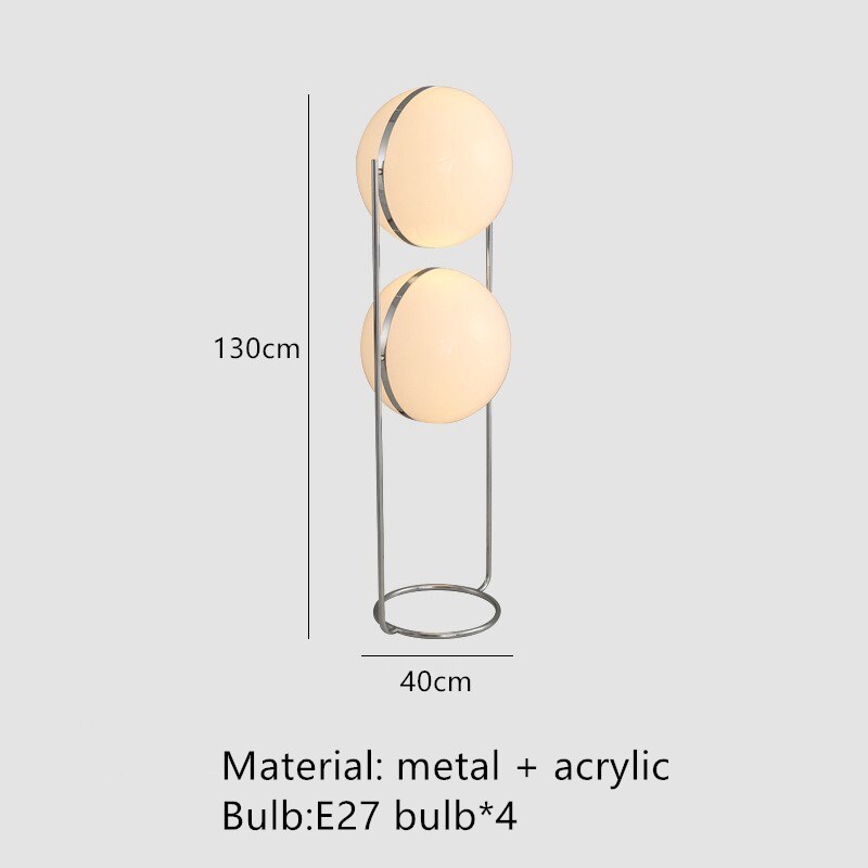 ChandeliersDecor.com-Floor Lamp-Acrylic Ball Floor Lamp - Illuminating Home Décor