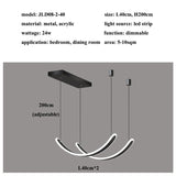 ChandeliersDecor.com-Ceiling Chandelier-Acrylic Belts Chandelier: Sleek and Stylish Lighting