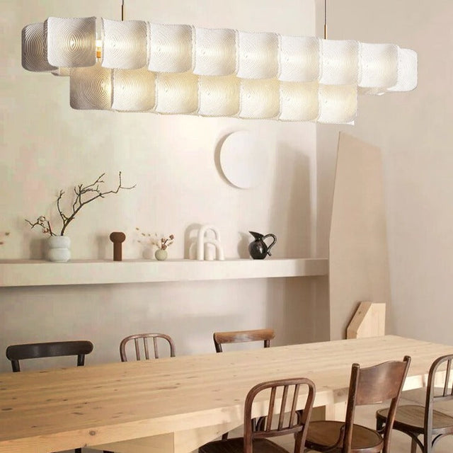ChandeliersDecor.com-Kitchen Island-Acrylic Chandelier: Elegant Lighting Fixture