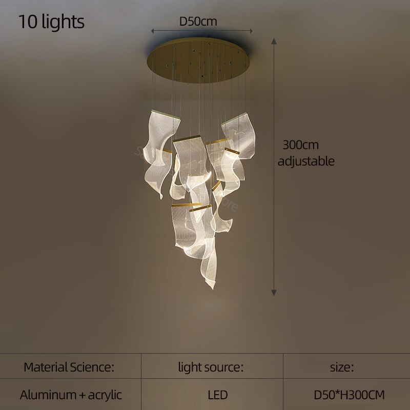 ChandeliersDecor.com-Chandeliers-Acrylic Chandelier: Illuminate Your Space