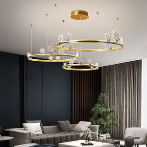 ChandeliersDecor.com-Chandeliers-Acrylic Flower Chandelier - Find the Perfect Lighting