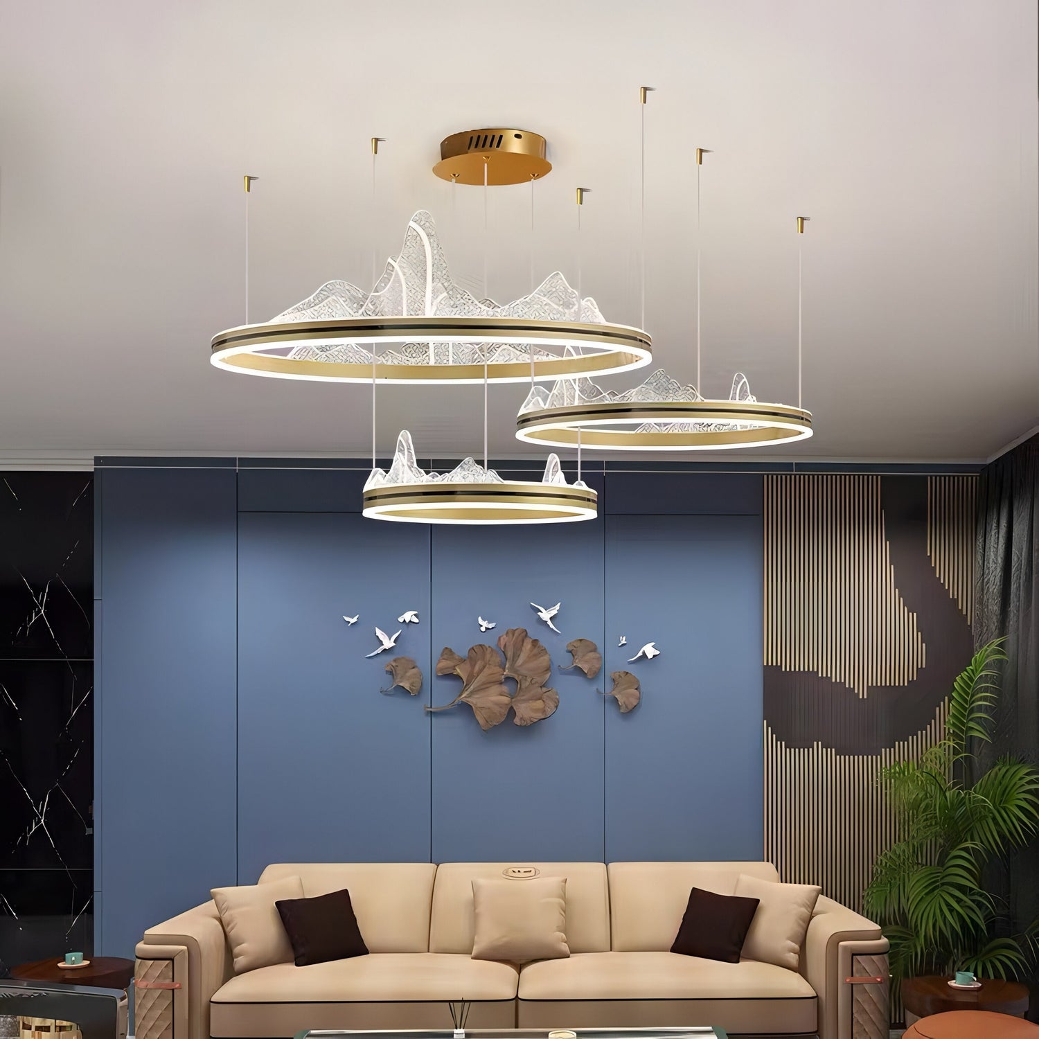 ChandeliersDecor.com-Chandeliers-Acrylic Flower Chandelier - Find the Perfect Lighting