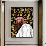 ChandeliersDecor.com-Wall Posters-Action Bronson Singer Rapper Canvas Wall Art