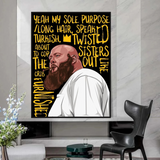 ChandeliersDecor.com-Wall Posters-Action Bronson Singer Rapper Canvas Wall Art