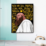 ChandeliersDecor.com-Wall Posters-Action Bronson Singer Rapper Canvas Wall Art