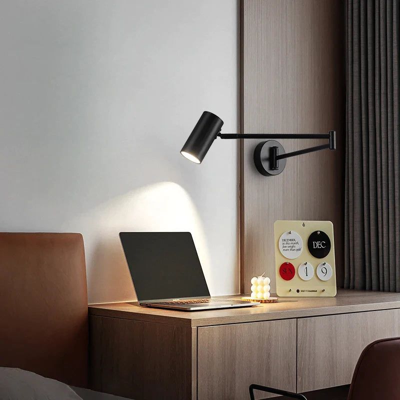 ChandeliersDecor.com-Wall Lights-Adjustable Wall Lamp - Swivel Arm Design