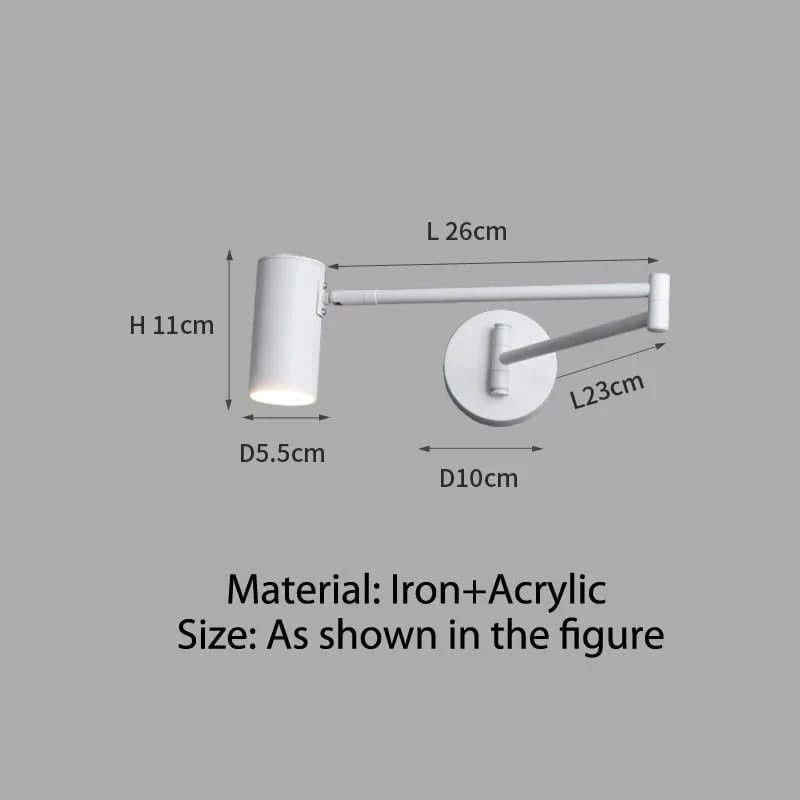 Adjustable Wall Lamp - Swivel Arm Design-ChandeliersDecor.com