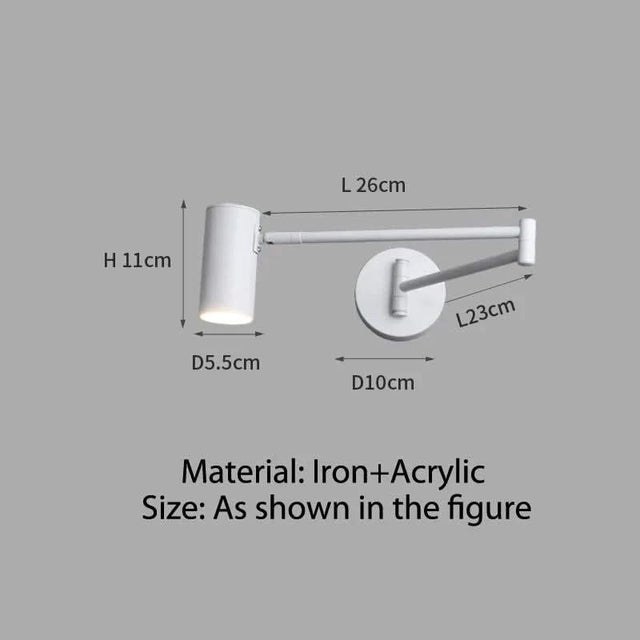 Adjustable Wall Lamp - Swivel Arm Design-ChandeliersDecor.com