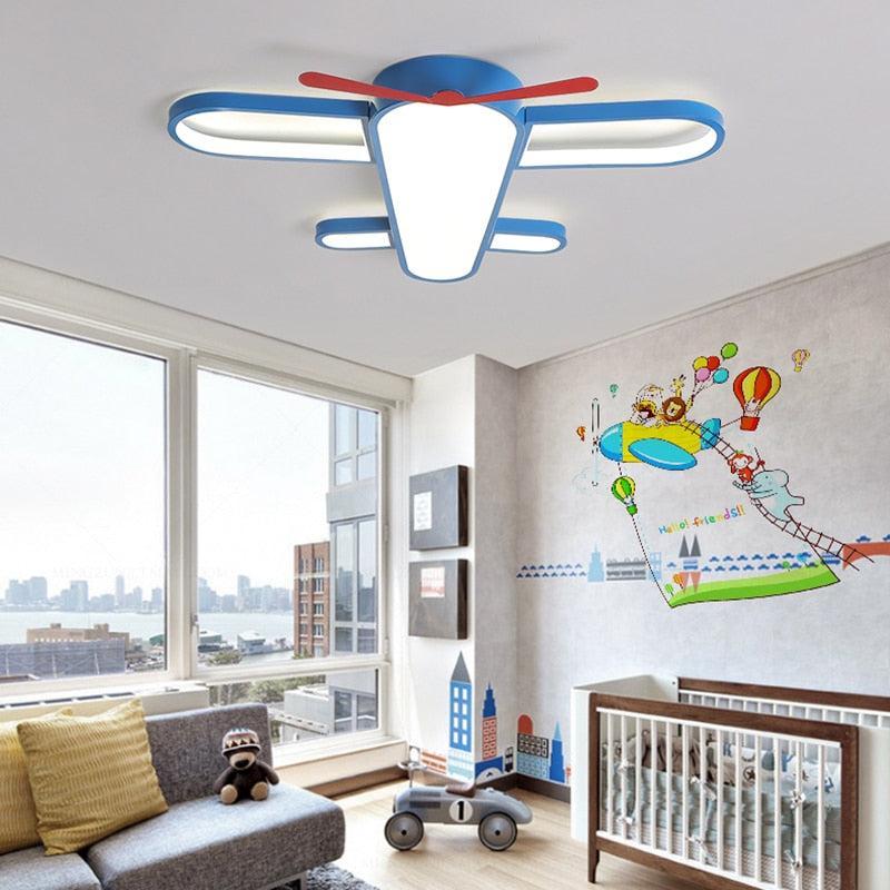 ChandeliersDecor.com-Kids Room Nursery Lighting-Aeroplane Ceiling Light - Illuminate Your Room with Style